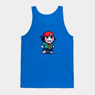 HIP-HOP Jigsaw 8 Bit Tank Top